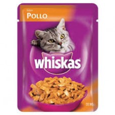 WHISKAS SACHETS ADULTO POLLO 85 GR