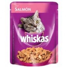 WHISKAS SACHETS ADULTO SAMON 85 GR 