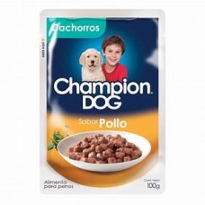 SACHETS CHAMPION DOG CACHORRO POLLO 100 GR